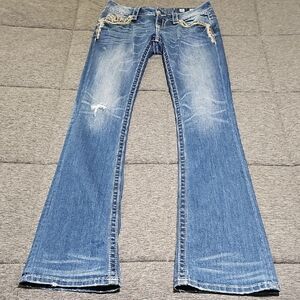 Miss Me Signature Boot Size 25 Women's Blue Jeans